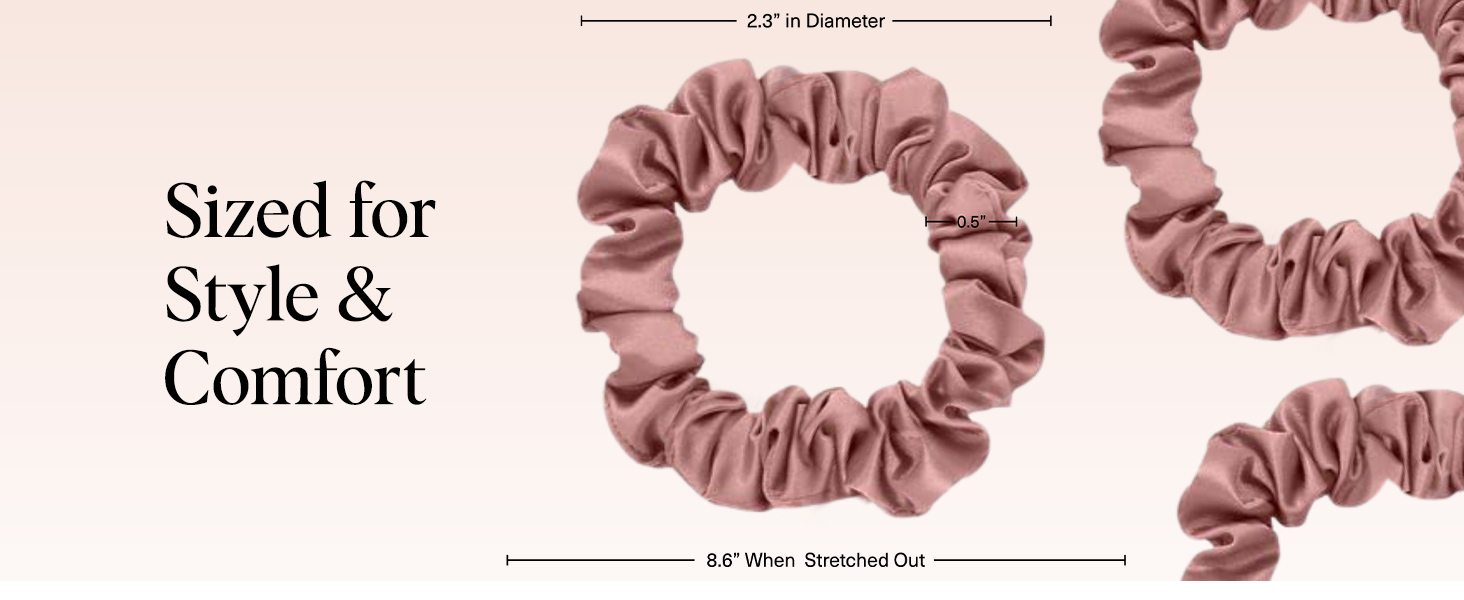 Kitsch Satin Scrunchies for Women