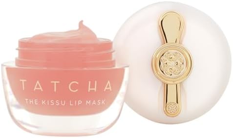 Tatcha Kissu Lip Mask | Overnight Lip Mask, Visibly Plumps and Softens for Lush Lips, 9.0 G | 0.32 oz