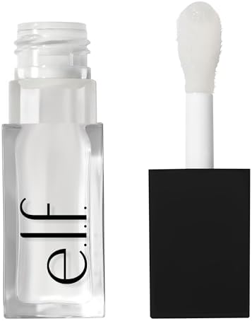 e.l.f. Glow Reviver Lip Oil, Nourishing Tinted Lip Oil For A High-shine Finish, Infused With Jojoba Oil, Vegan & Cruelty-free, Crystal Clear