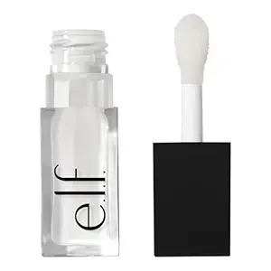 e.l.f. Glow Reviver Lip Oil, Nourishing Tinted Lip Oil For A High-shine Finish, Infused With Jojoba Oil, Vegan &amp; Cruelty-free, Crystal Clear
