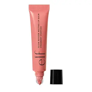 e.l.f. Glow Reviver Melting Lip Balm, Hydrating Tinted Lip Balm For A Glossy Finish &amp; Soft, Supple Lips, Vegan &amp; Cruelty-Free, Strawberry Shortcake