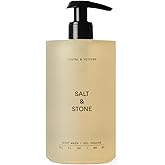Salt & Stone Antioxidant-Rich Body Wash - Santal & Vetiver | Cleanse, Nourish & Soften Skin with Niacinamide & Hyaluronic Aci