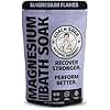 Coach Soak Recovery Bath Soak - Alternative to Epsom Salt Bath Soak - Fast-Absorbing Pure Magnesium Flakes & Dead Sea Salt with 21 Minerals, Bath Salts & Essential Oils - 3 lb, Calming Lavender