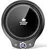 Fast Heating Mug Warmer - 4 Temp Settings & 1-12H Timer, Coffee Cup Warmer Plate for Desk Auto Shut Off, Ideal Beverage Warmer Gift for Coffee, Tea, Milk (Black)