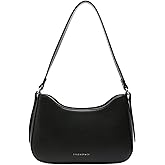 JANSBEN Small Shoulder Purse for Women - Mini Leather Shoulder Bag Little Tote Bag Trendy Hobo Bag with Zipper