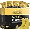 Maskiss 24k Gold Under Eye Patches (25 Pairs), eye mask, Collagen Skin Care Products, Eye Patches for Puffy Eyes, eye masks for dark circles and puffiness