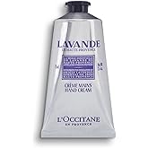 L'OCCITANE Hand Cream: Nourishes Very Dry Hands, Protects Skin, With Shea Butter, Vegan, Lavender, Cherry Blossom, Rose, Nero