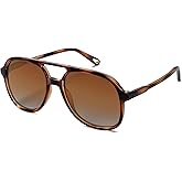 SOJOS Retro Polarized Aviator Sunglasses Womens Mens Classic 70s 80s Vintage Trendy Square Aviators SJ2174