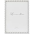 Lawrence Frames Rope Design Metal Frame, 5x7, Silver