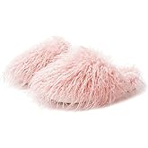 Fuzzy Plush Women's House Slipper Cozy Non-slip Bedroom Slipper for Women Furry Indoor Outdoor House Shoes