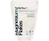BetterYou Magnesium Mineral Bath Flakes - Mineral Bath Salts with Magnesium Chloride - Foot Bath or Body Bath Soak - Safe On Sensitive Skin - 2.3 lb