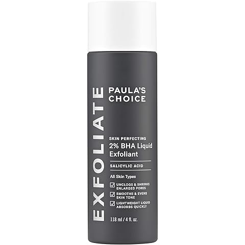 Paula's Choice SKIN PERFECTING 2% BHA Liquid Exfoliant with Salicylic Acid, Facial Polish for Enlarged Pores, Wrinkles & Fine Lines, Suitable for Blackhead-Prone Skin, Fragrance-Free