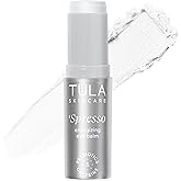 TULA Skin Care Spresso Energizing Eye Balm - Energizing & Hydrating Caffeine Under Eye Treatment for Dark Circles, Portable a