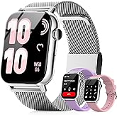 Trendia Smart Watches for Women, 1.83" HD Fitness Tracker (Answer/Make Calls), 120+ Sport Modes with Heart Rate/Sleep Monitor