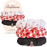 3PCS Satin Scrunchies for Women, Soft Satin Hair Ties No Damage-No Crease Hair Ties, Hair Elastics Bands, Scrunchies Ponytail