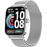 Smart Watch for Men Women, 1.85" HD Smartwatch Compatible iPhone/Samsung/Android (Answer/Make Calls), 100+ Sport Modes Fitnes