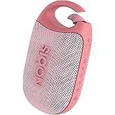 NOBIS Clip N1 Portable Bluetooth Speaker with App, Beat Mode, Up to 24H Playtime, IP68 Waterproof, BT 5.3, HD Sound, Stereo P