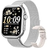 1.83" HD Smart Watch, 30 Days Battery Life, Sleep/Heart Rate/SpO2/Blood Pressure Monitor, Calls/Messages/Notifications, 5ATM