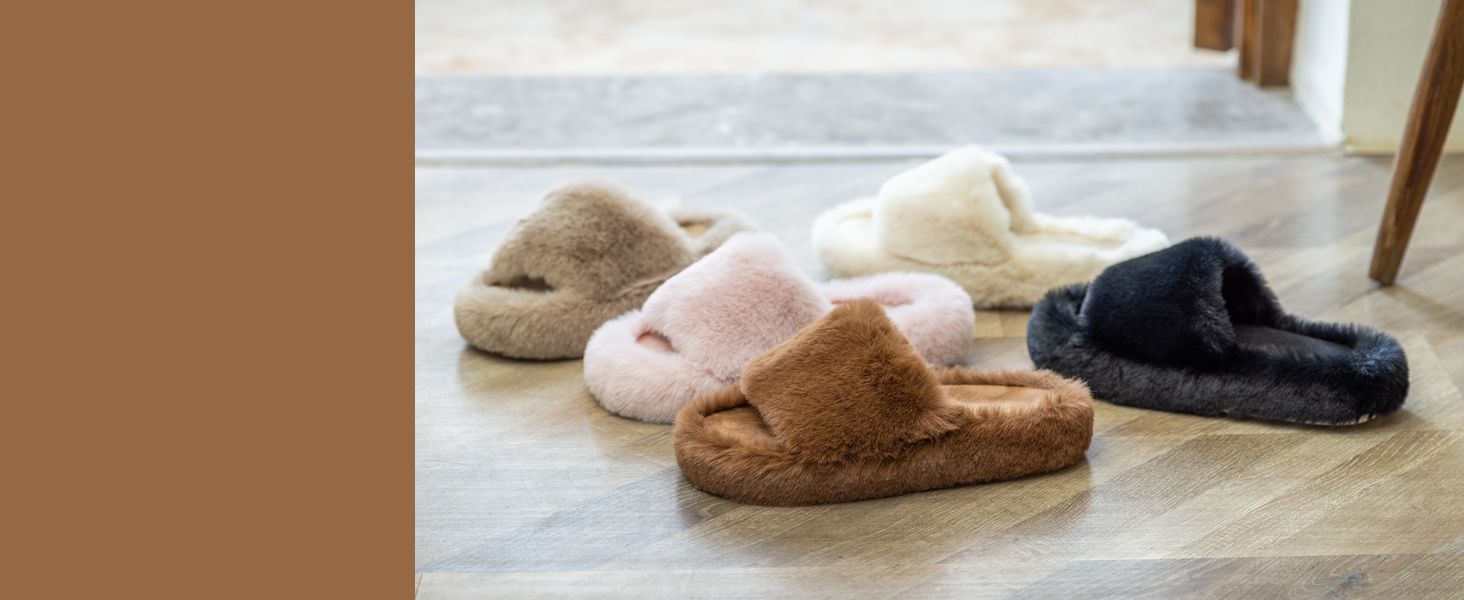 fluffy slippers